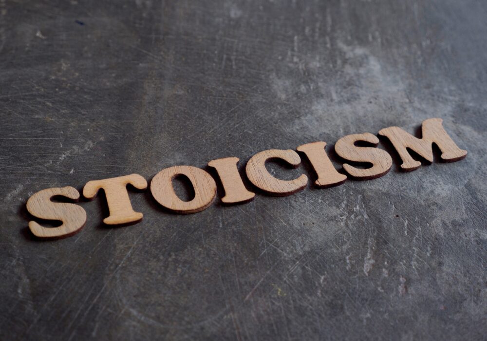 Stoicism,Word,,Stoic,Lifestyle,Concept,,Written,On,Wooden,Lettering